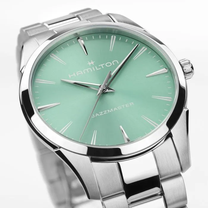Hamilton Jazzmaster Quartz 40mm Mavi H32461161 detay görseli 1