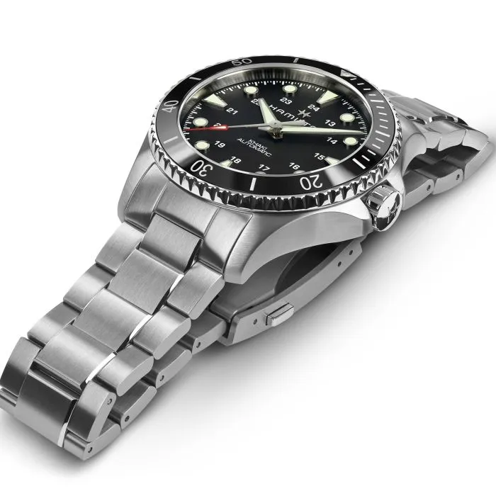 Hamilton Khaki Navy Scuba Auto Otomatik Siyah H82515130 detay görseli 1