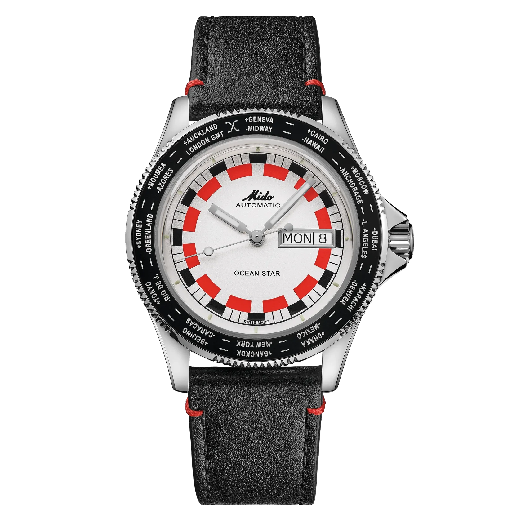 Mido Ocean Star Worldtimer Otomatik Silver M0268301603000 detay görseli 1