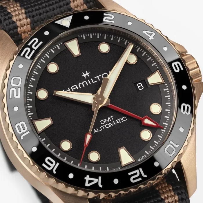 Hamilton Khaki Navy Scuba Otomatik Black H82565930 detay görseli 3