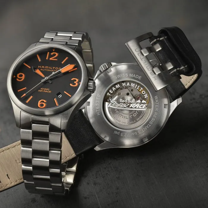Hamilton Khaki Aviation Air Race Auto Siyah H76235131 detay görseli 1