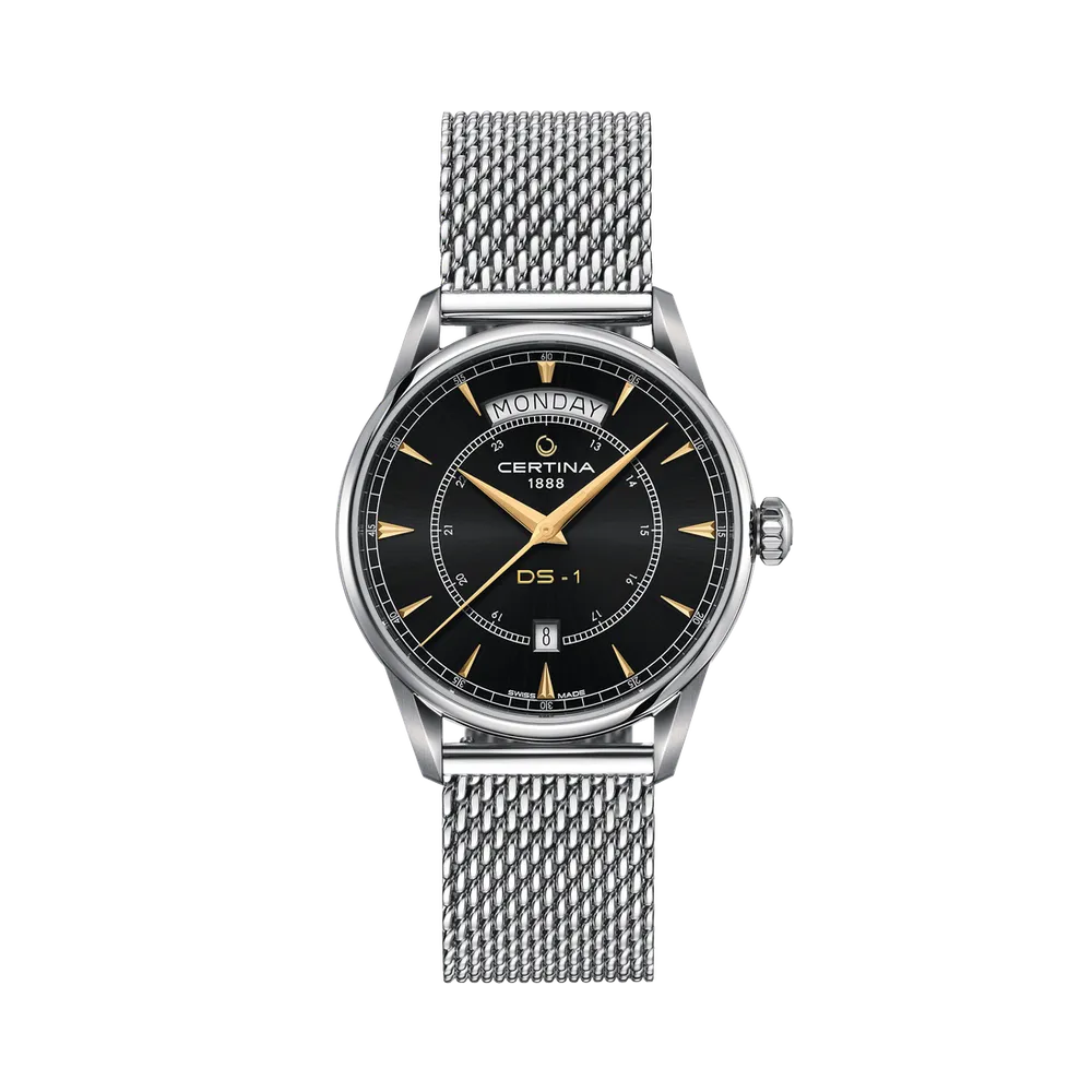 Certina DS-1 Day Date Otomatik Siyah C0294301105100