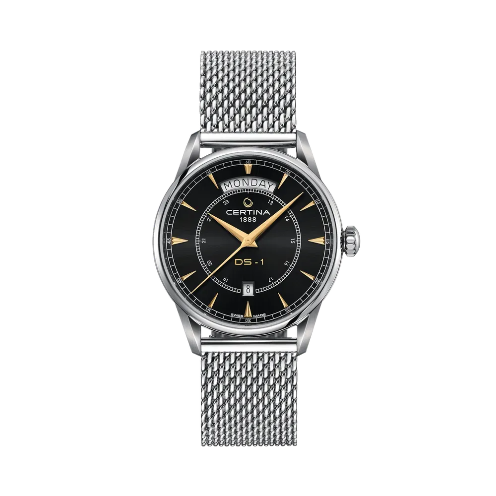 Certina DS-1 Day Date Otomatik Siyah C0294301105100