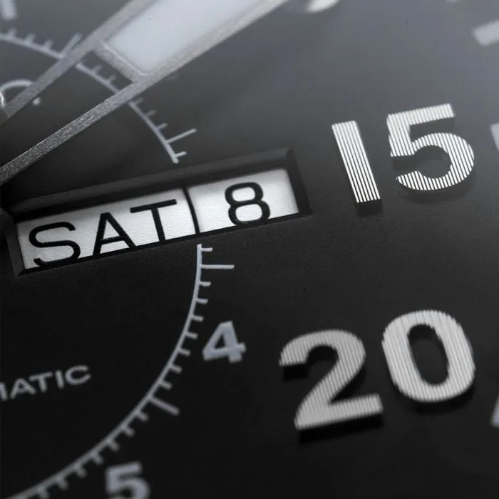 Hamilton Khaki Aviation Pilot Day Date Auto Otomatik Siyah H64715535 detay görseli 1