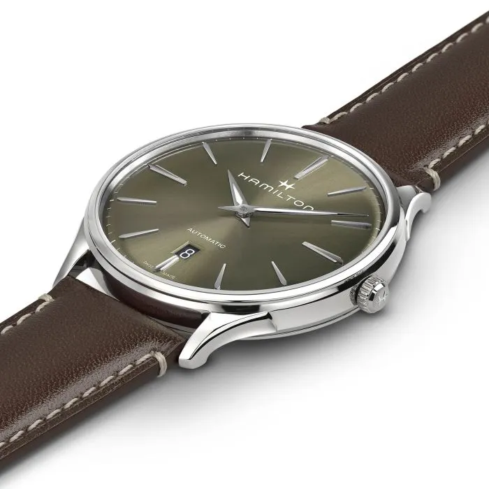Hamilton Jazzmaster Thinline Auto Otomatik Yeşil H38525561 detay görseli 4