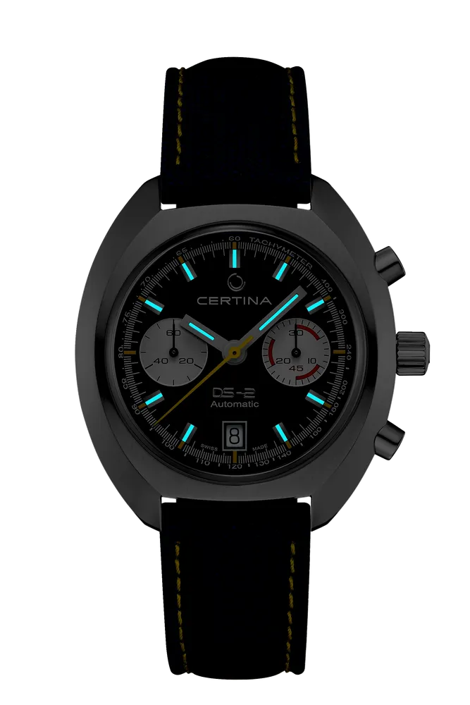 Certina DS-2 Chronograph Automatic Mavi C0244621804100 detay görseli 1