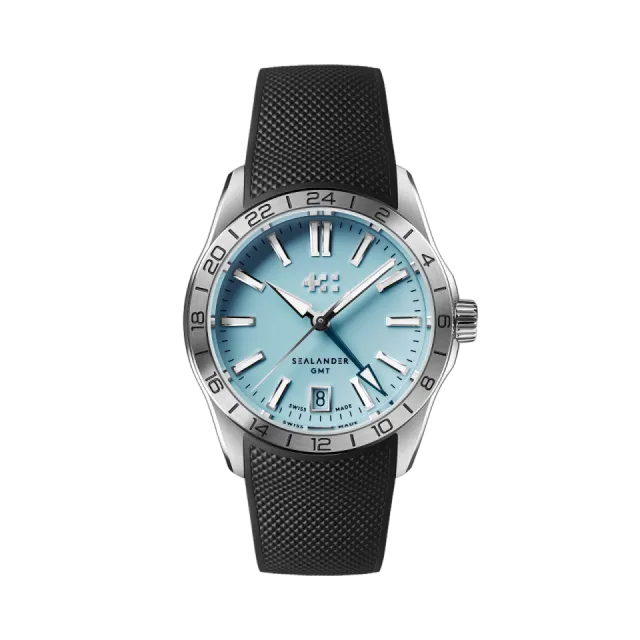 Christopher Ward C63 Sealander GMT Otomatik Sky Blue C6336AGM4S00B0RK Görsel 1