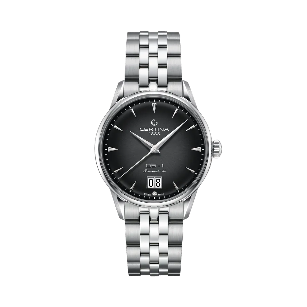 Certina DS-1 Big Date Powermatic 80 Black C0294261105100