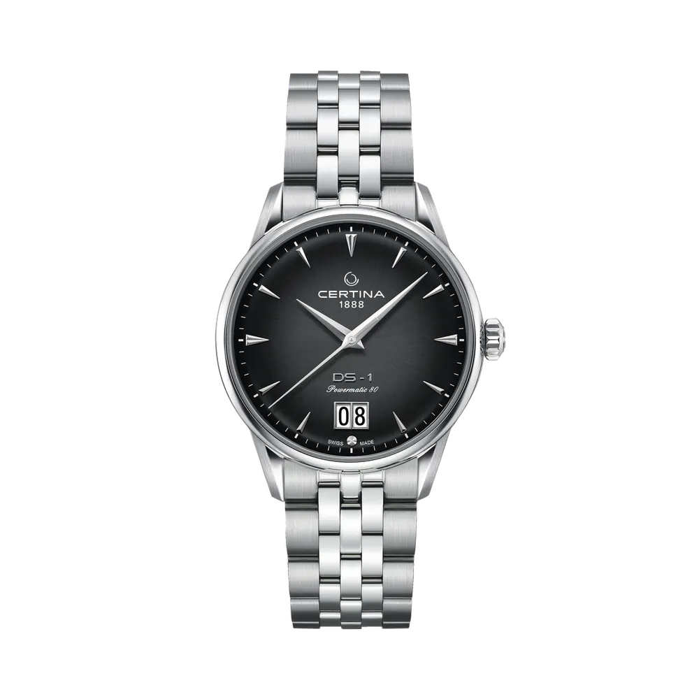 Certina DS-1 Big Date Powermatic 80 Black C0294261105100