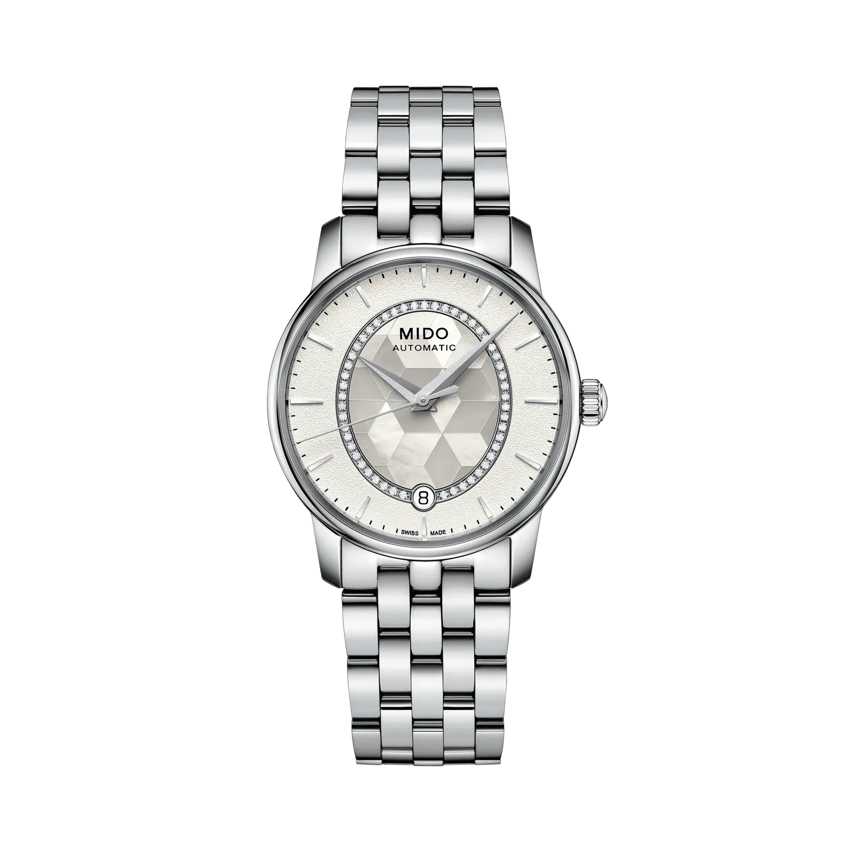 Mido Baroncelli Prisma Otomatik Beyaz Sedef M0072071111600