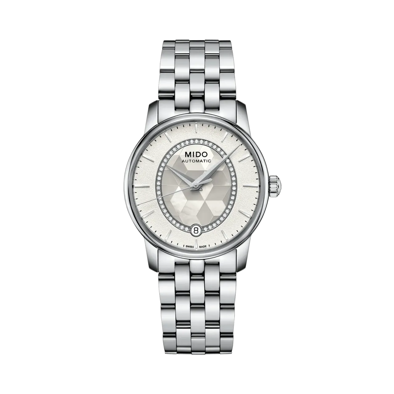 Mido Baroncelli Prisma Otomatik Beyaz Sedef M0072071111600