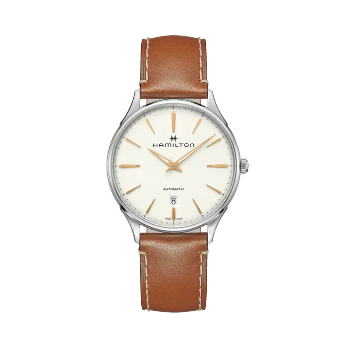 Hamilton Jazzmaster Thinline Auto Otomatik Beyaz H38525512
