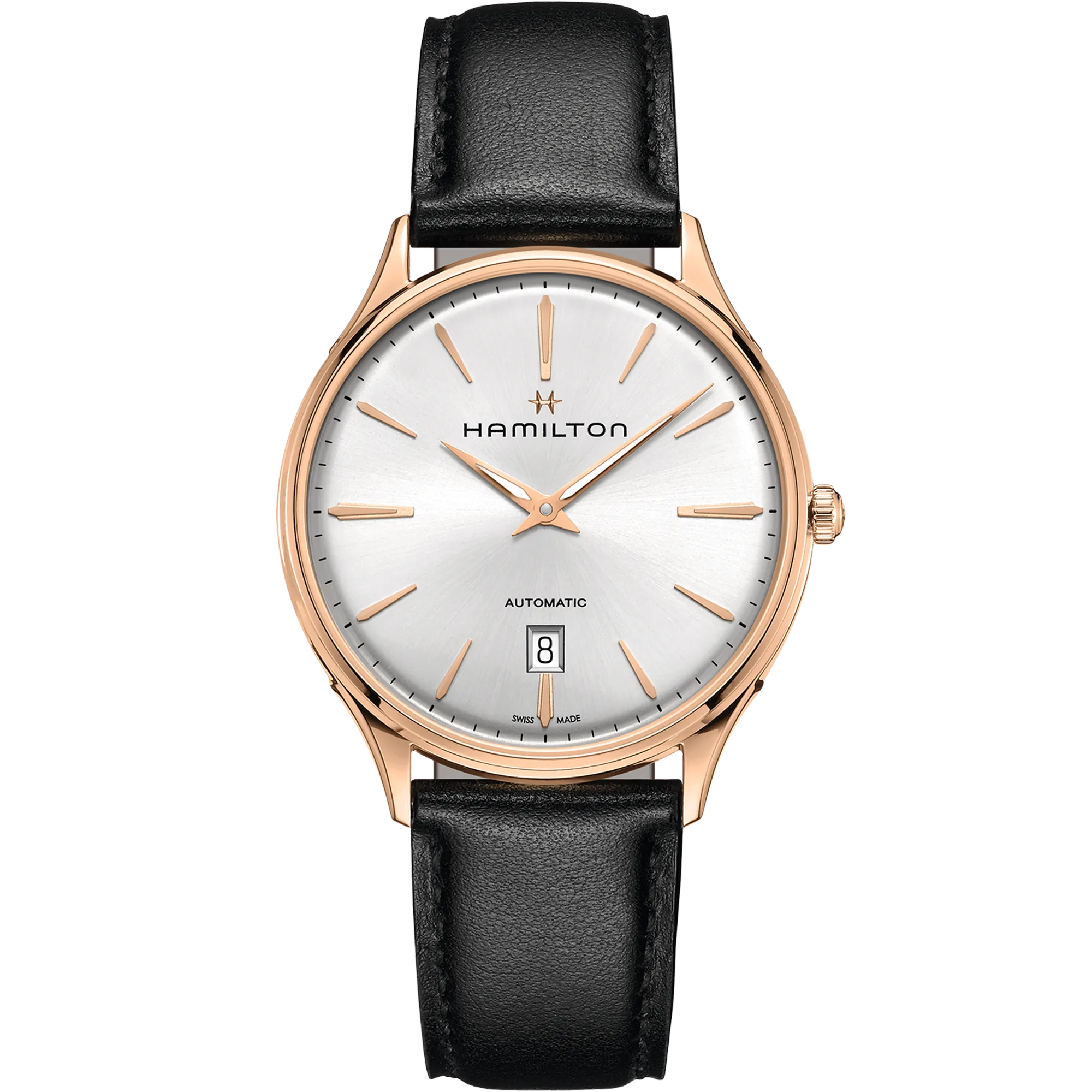 Hamilton Jazzmaster Thinline Gold Auto Silver H38545751 detay görseli 1