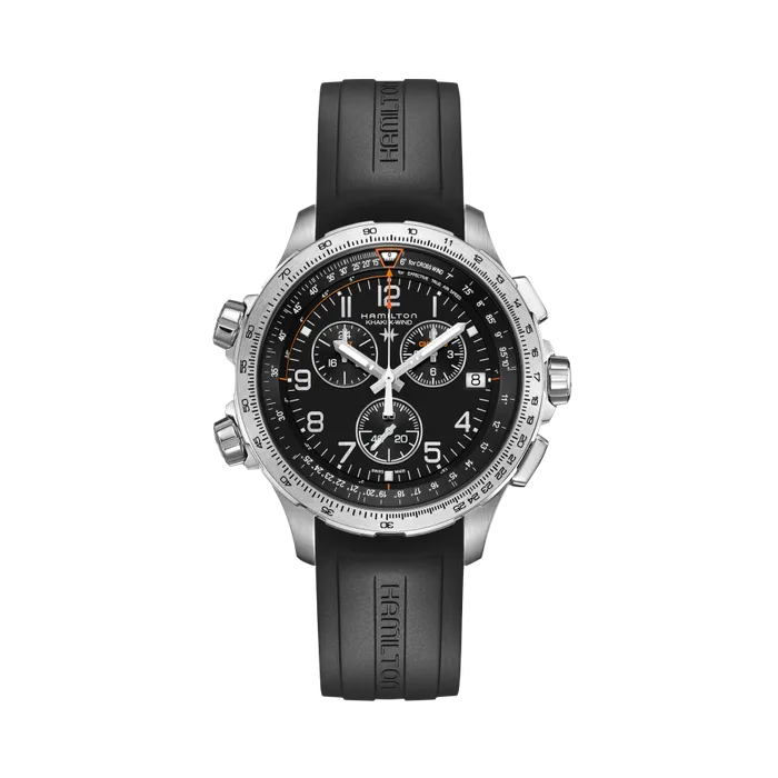 Hamilton Khaki Aviation X-Wind GMT Chrono Quartz Black H77912335
