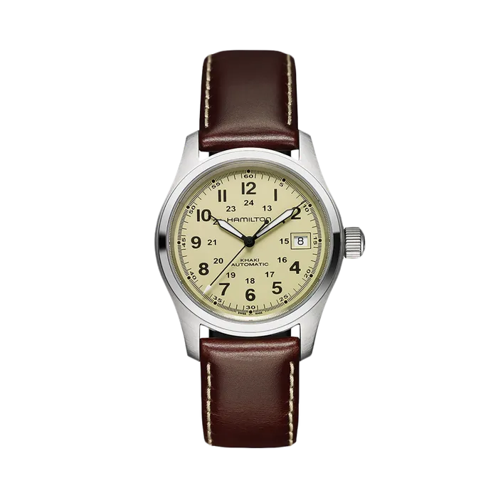 Hamilton Khaki Field Auto Otomatik Bej H70455523
