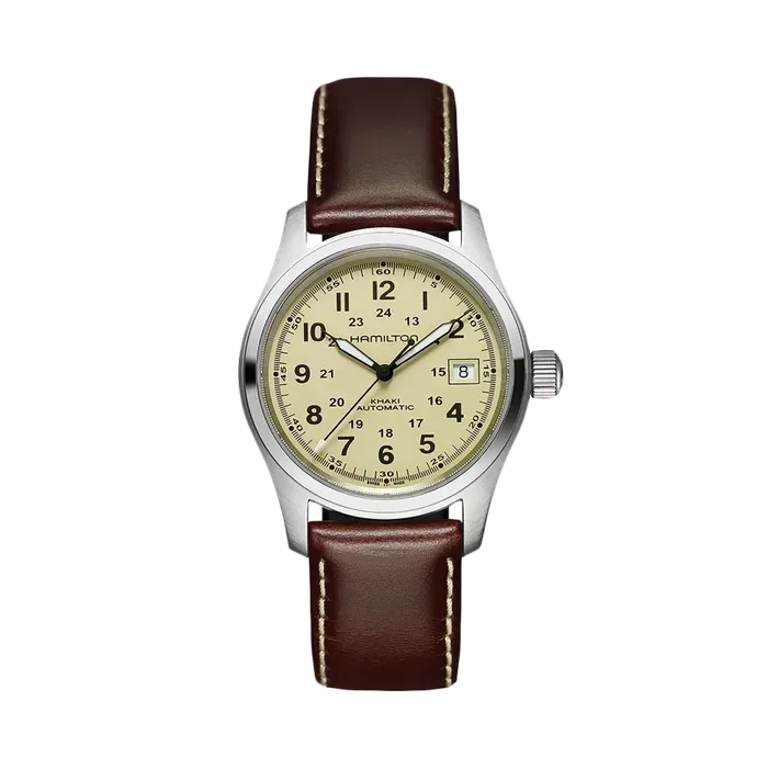 Hamilton Khaki Field Auto Otomatik Bej H70455523