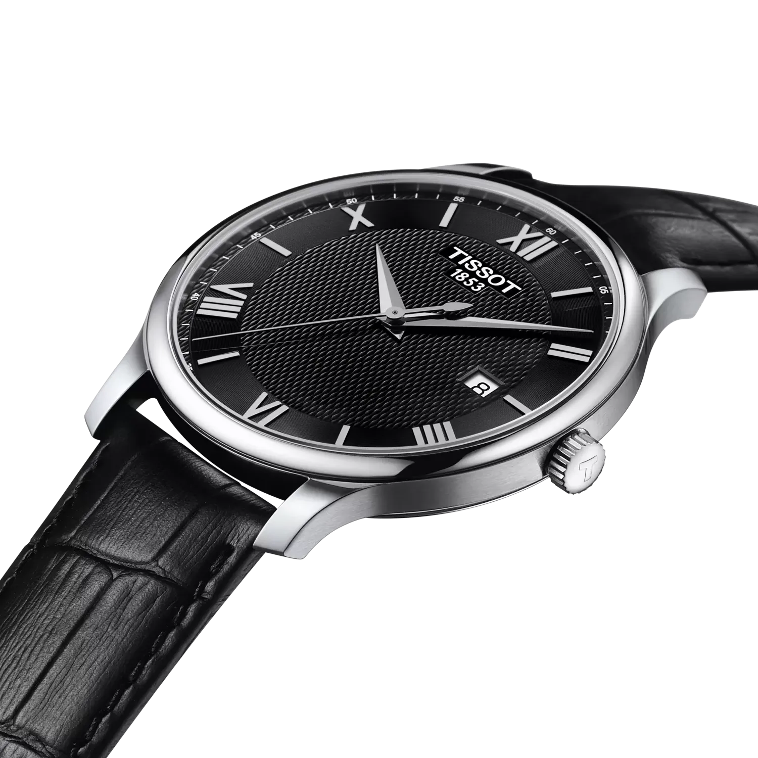 Tissot Tradition 42mm Siyah T0636101605800 detay görseli 2