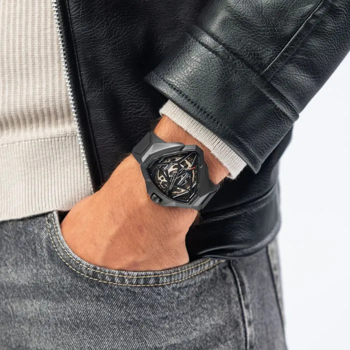 Hamilton Ventura Edge Skeleton Otomatik Siyah H24645330 detay görseli 4