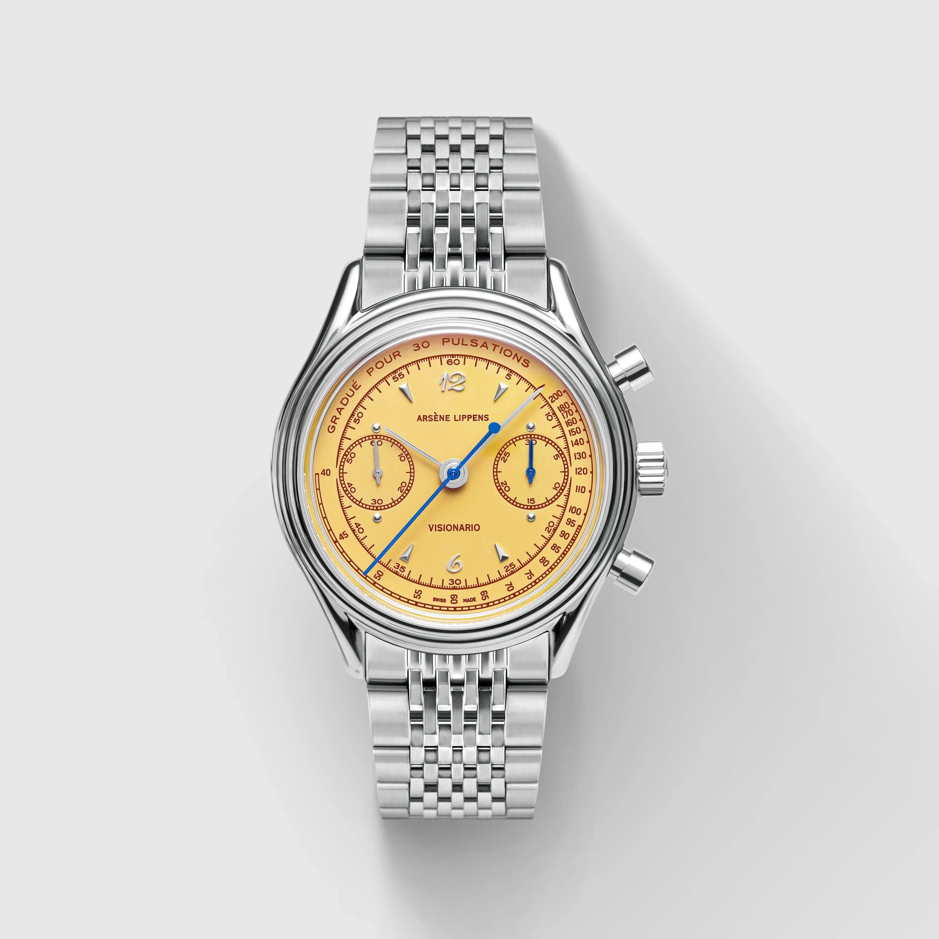 Arsene Lippens Visionario Sabbia Otomatik Desert Yellow 0898SA detay görseli 2
