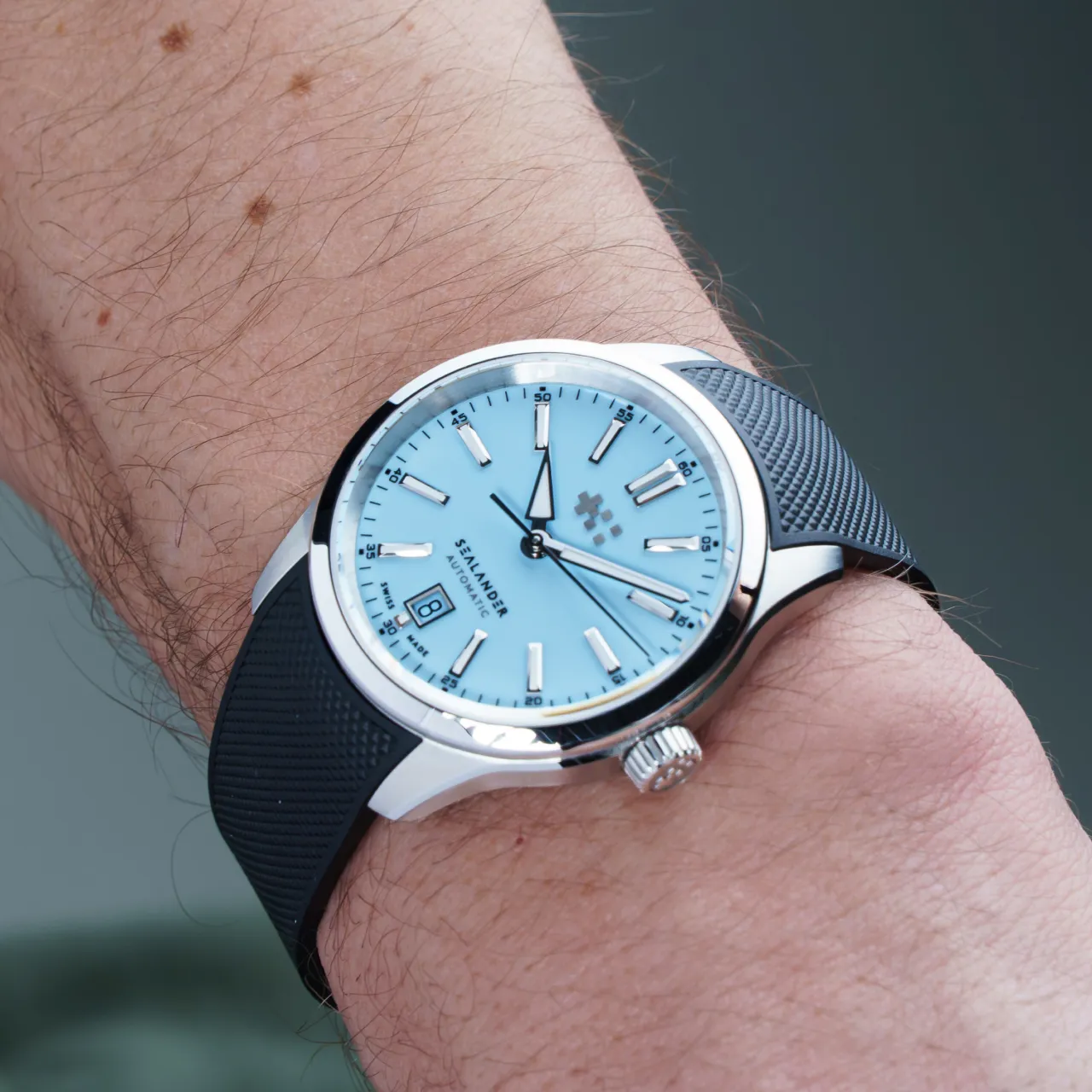 Christopher Ward C63 Sealander Otomatik Sky Blue C6339ADA4S00B0RK detay görseli 1