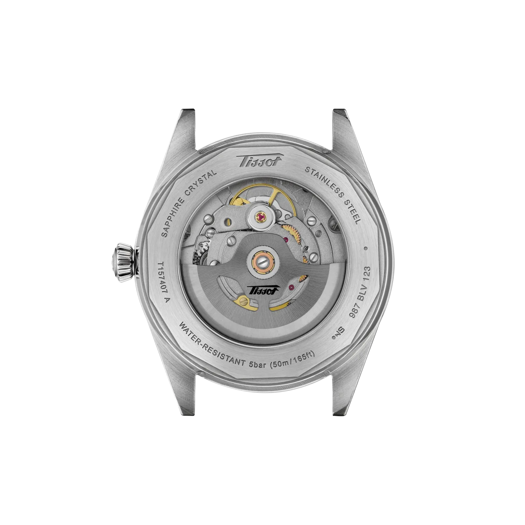 Tissot Visodate 39mm Otomatik Siyah T1574071105100 detay görseli 2
