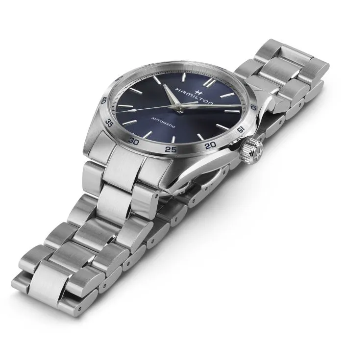 Hamilton Jazzmaster Performer Otomatik Mavi H36215140 detay görseli 3