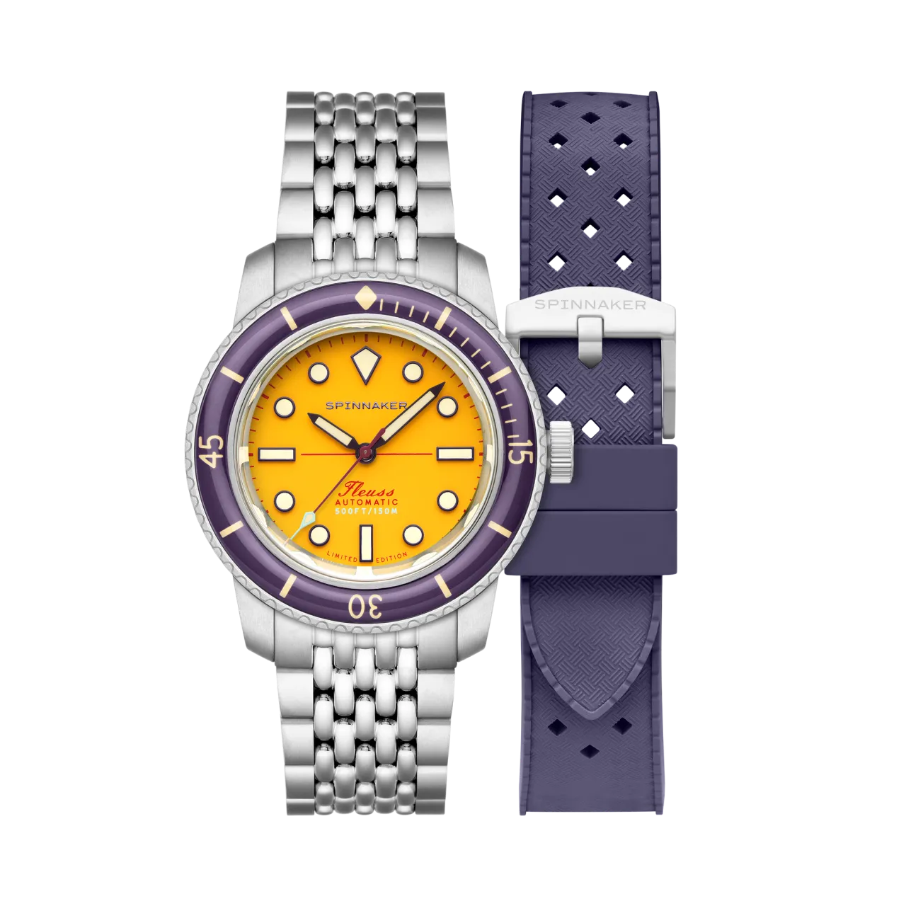 Spinnaker Fleuss 40 Automatic Mustard Yellow SP513355