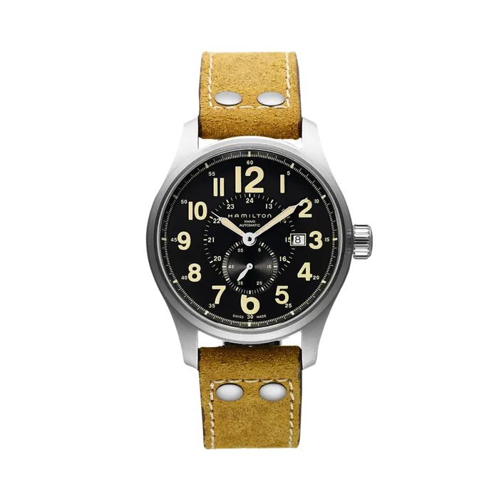 Hamilton Khaki Field Officer Auto Siyah H70655733