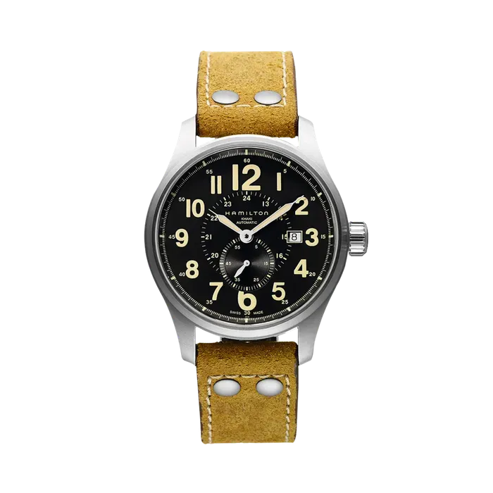 Hamilton Khaki Field Officer Auto Siyah H70655733