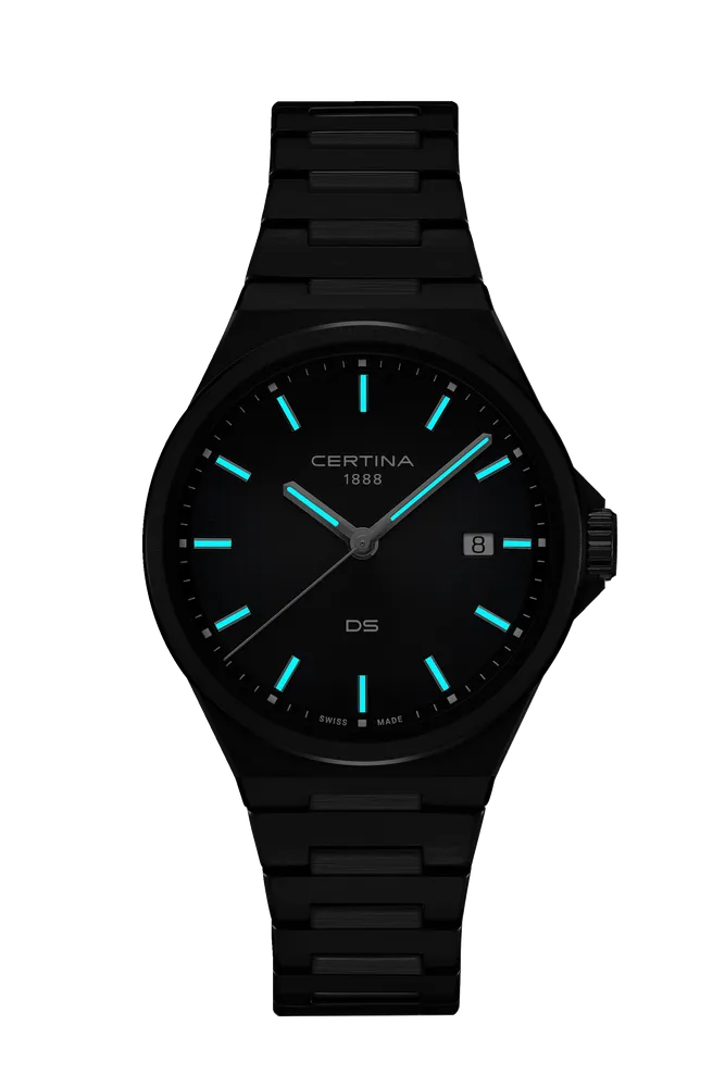 Certina DS-7 Quartz Black C0434103305100 detay görseli 1