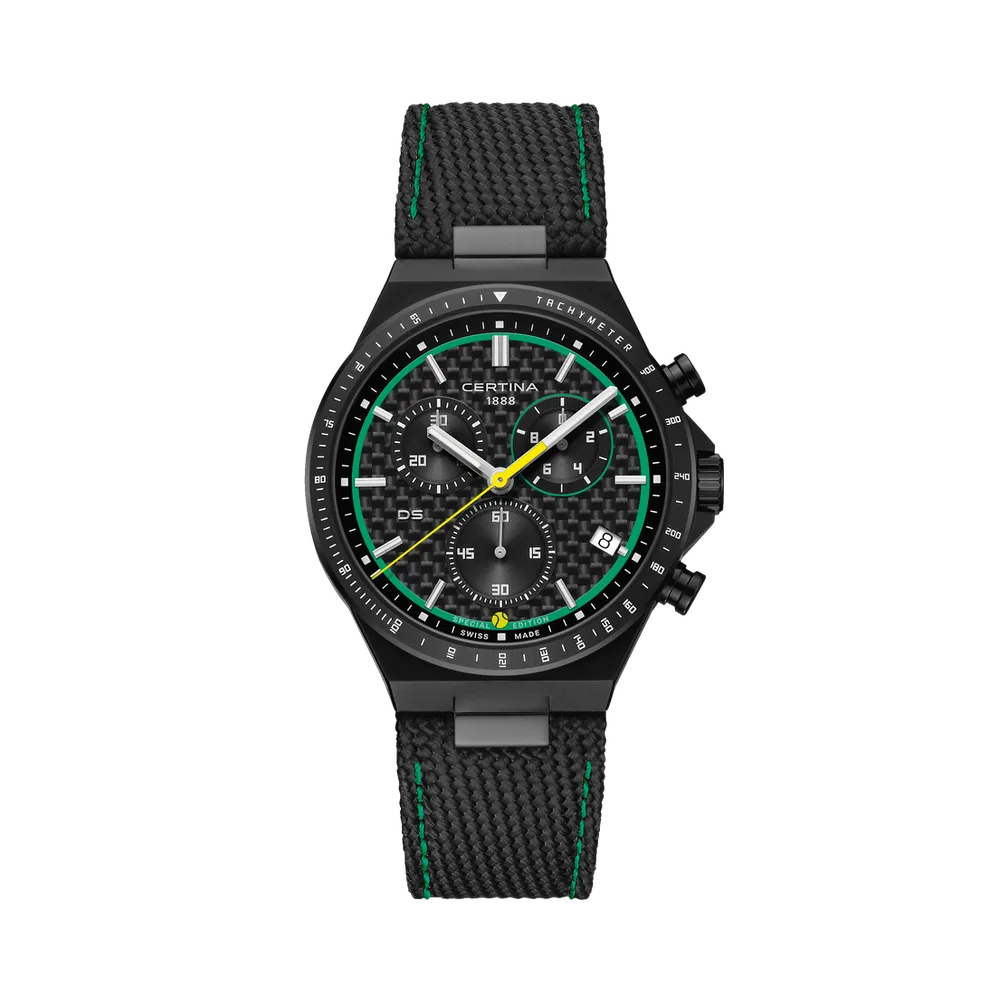 Certina DS-7 Chronograph Padel Edition By Marta Ortega Black Carbon C0434173820110