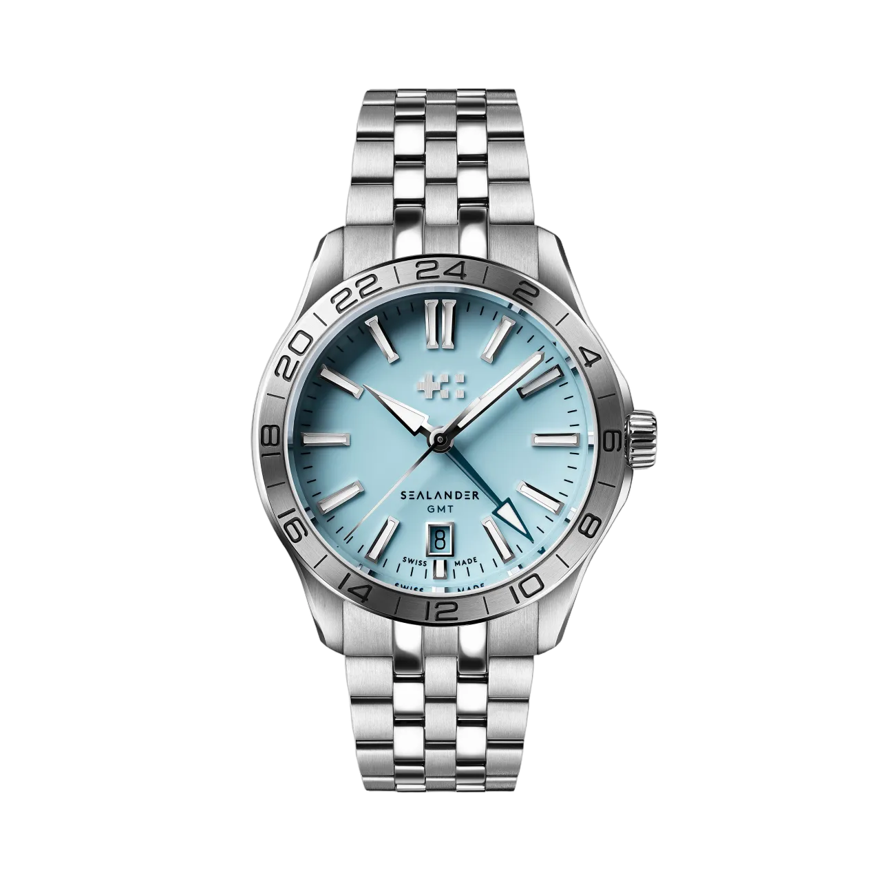 Christopher Ward C63 Sealander GMT Otomatik Sky Blue C6339AGM4S00B0B1
