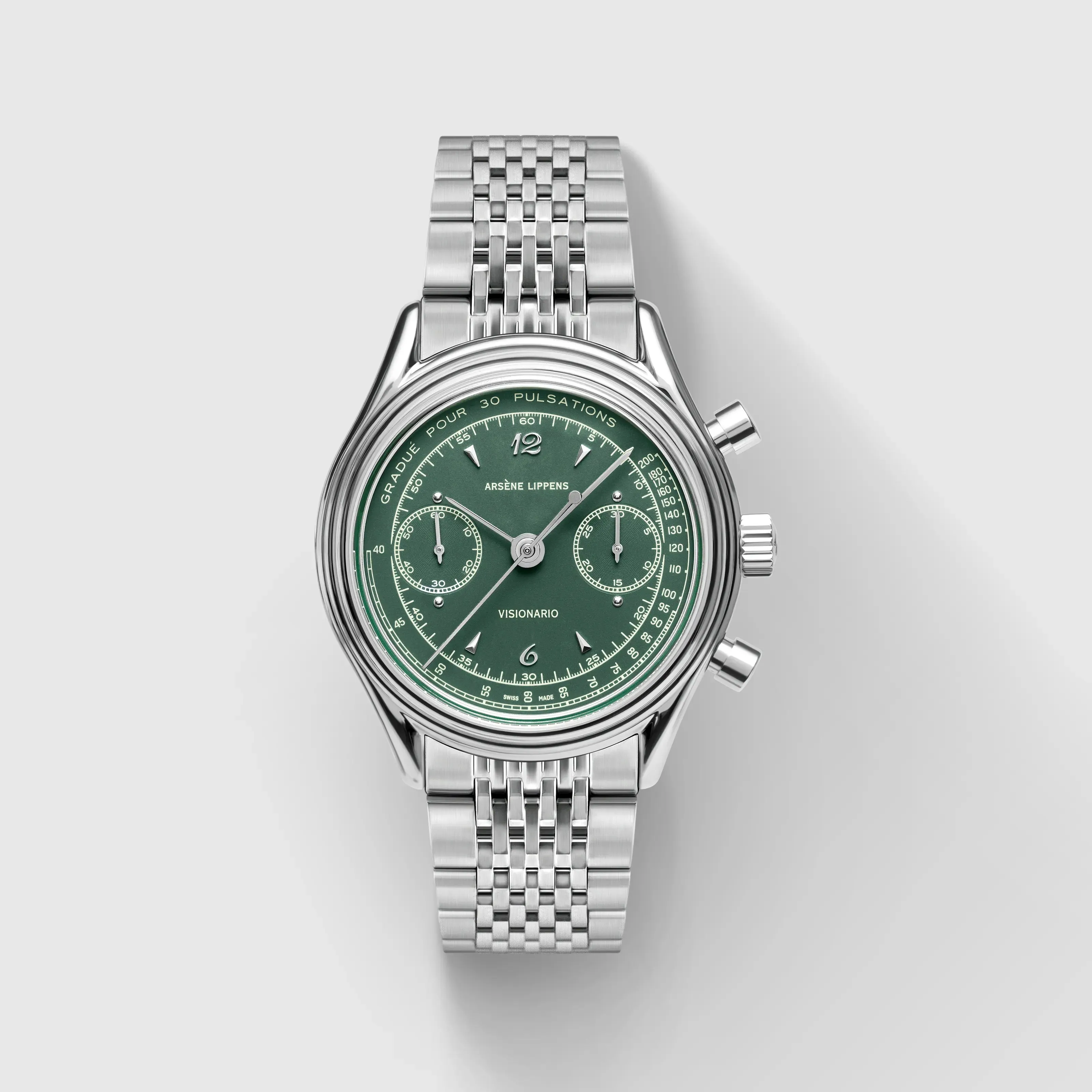 Arsène Lippens Visionario Abete Otomatik Forest Green 0898A detay görseli 2