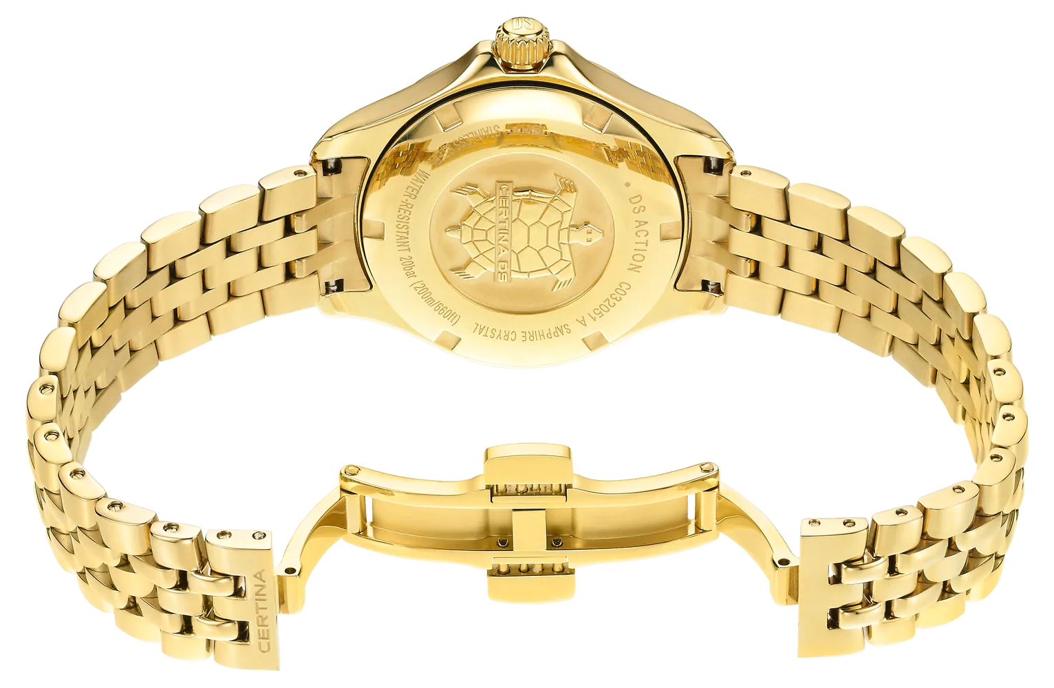 Certina DS Action Lady Diamonds Blue C0320513304600 detay görseli 2