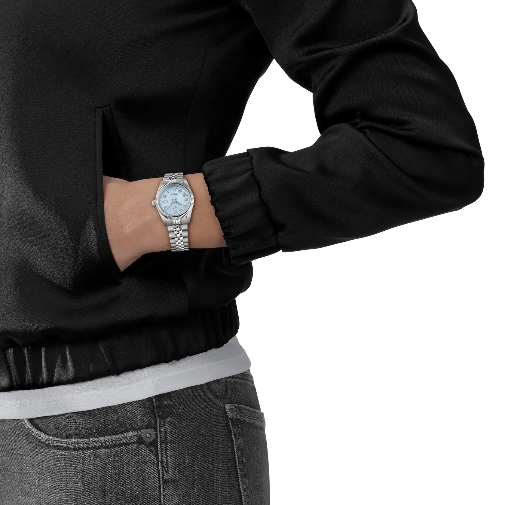 Tissot Ballade 30mm Otomatik Buz Mavisi T1562081135300 detay görseli 4
