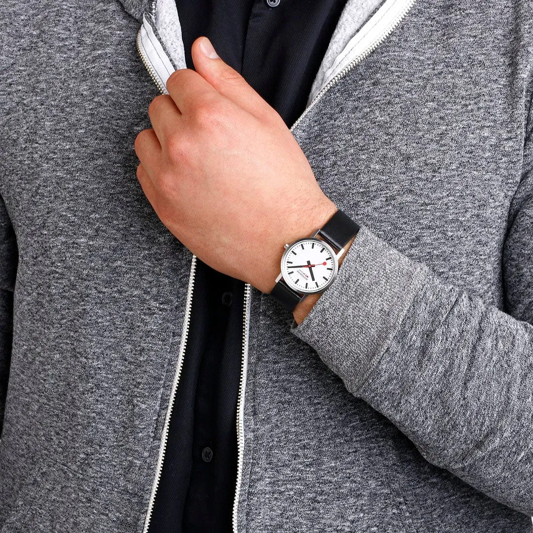 Mondaine Classic Siyah A6603031416SBBV detay görseli 2