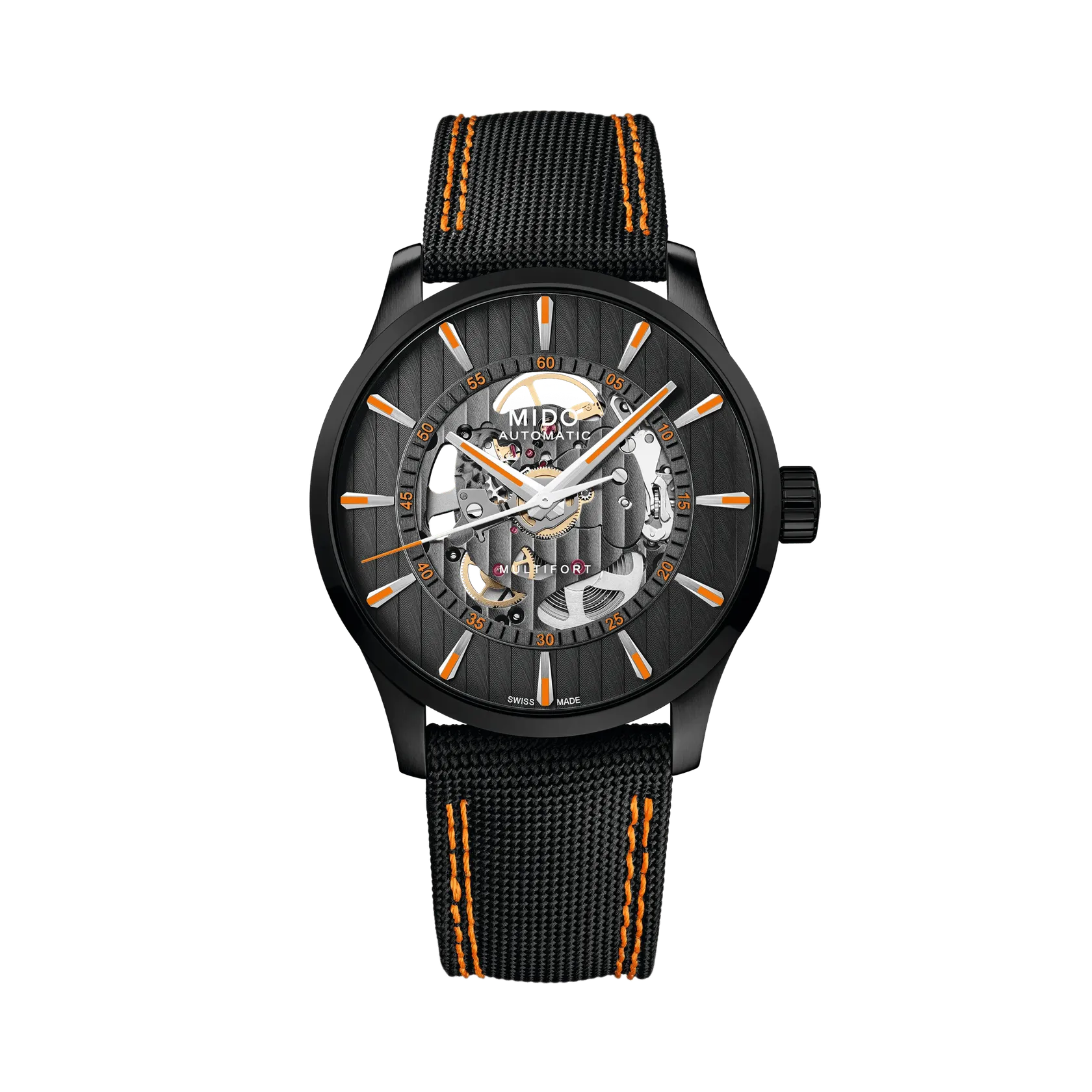 MIDO Multifort Skeleton Vertigo Otomatik Siyah M0384363705100
