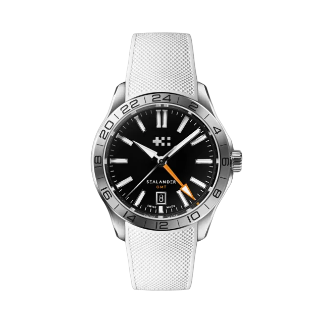 Beğenmek için çift tıkla Christopher Ward C63 Sealander GMT Otomatik Siyah C6339AGM4S00K0RW Görsel 1