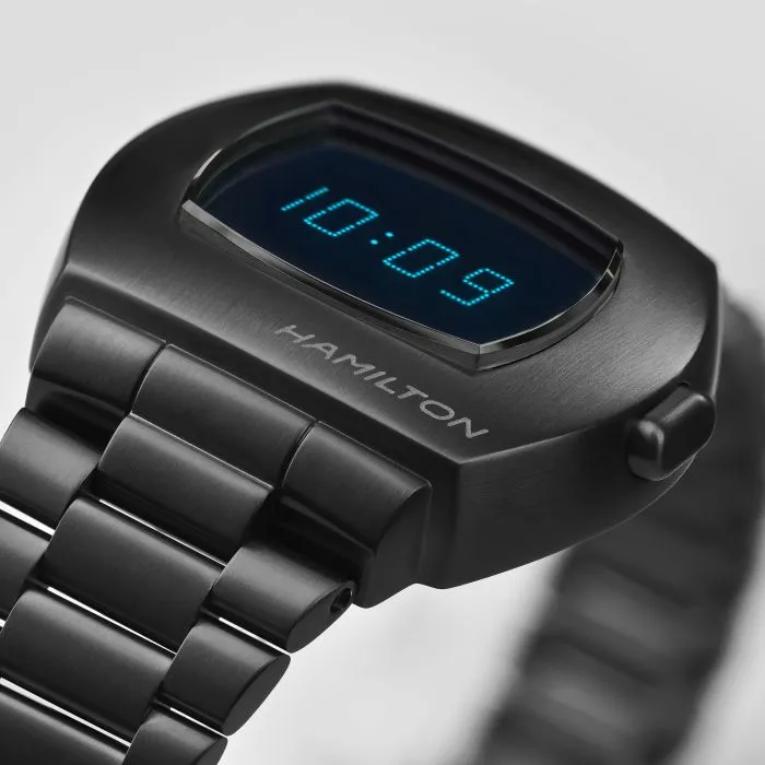 Hamilton American Classic PSR Digital Quartz Mavi H52404131 detay görseli 1