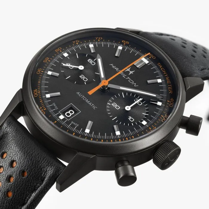 Hamilton American Classic Intra-Matic Autochrono Siyah H38446732 detay görseli 2