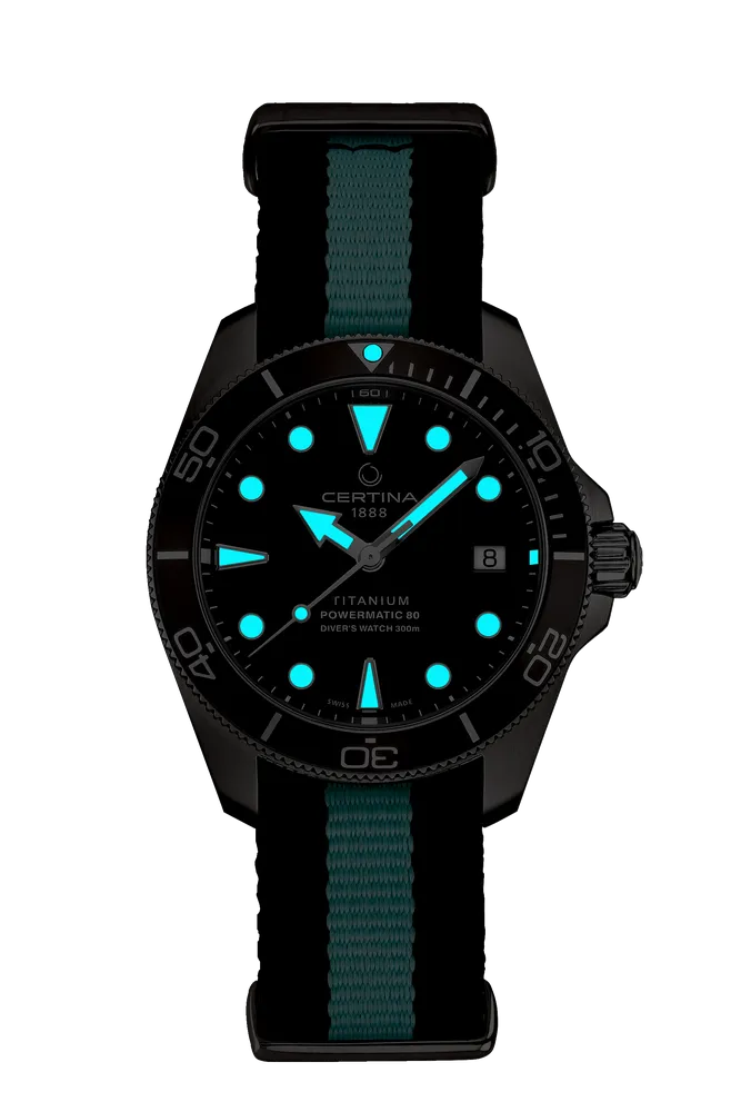 Certina DS Action Diver 38mm Powermatic 80 Otomatik Gri C0328074808100 detay görseli 1