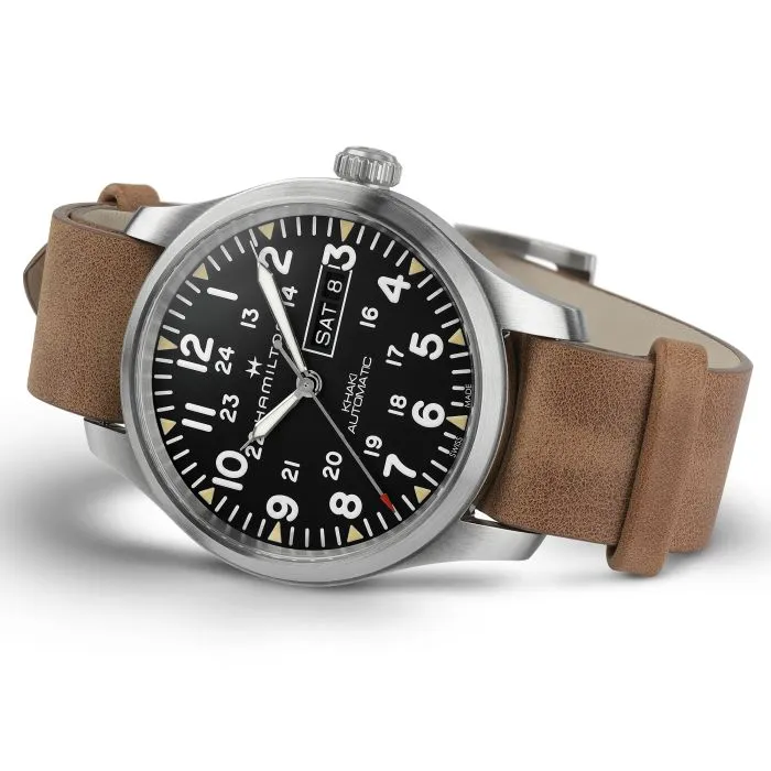 Hamilton Khaki Field Day Date Auto Otomatik Siyah H70535531 detay görseli 3