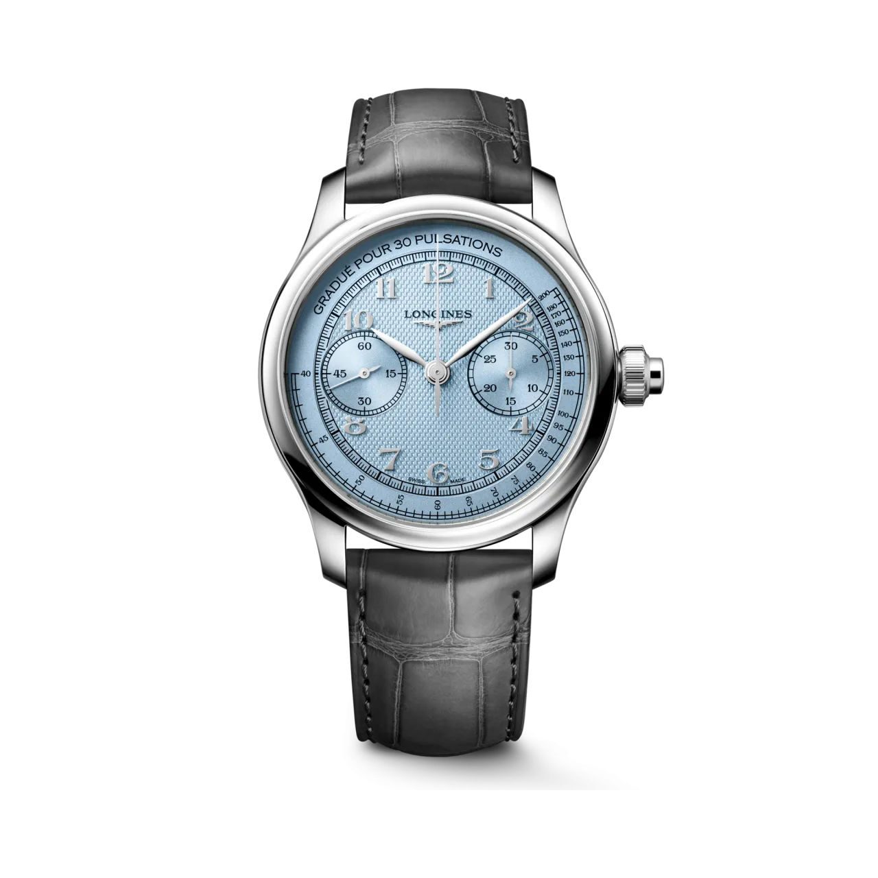 Longines Master Collection Chrono Monopusher Buzlu Mavi L29604932