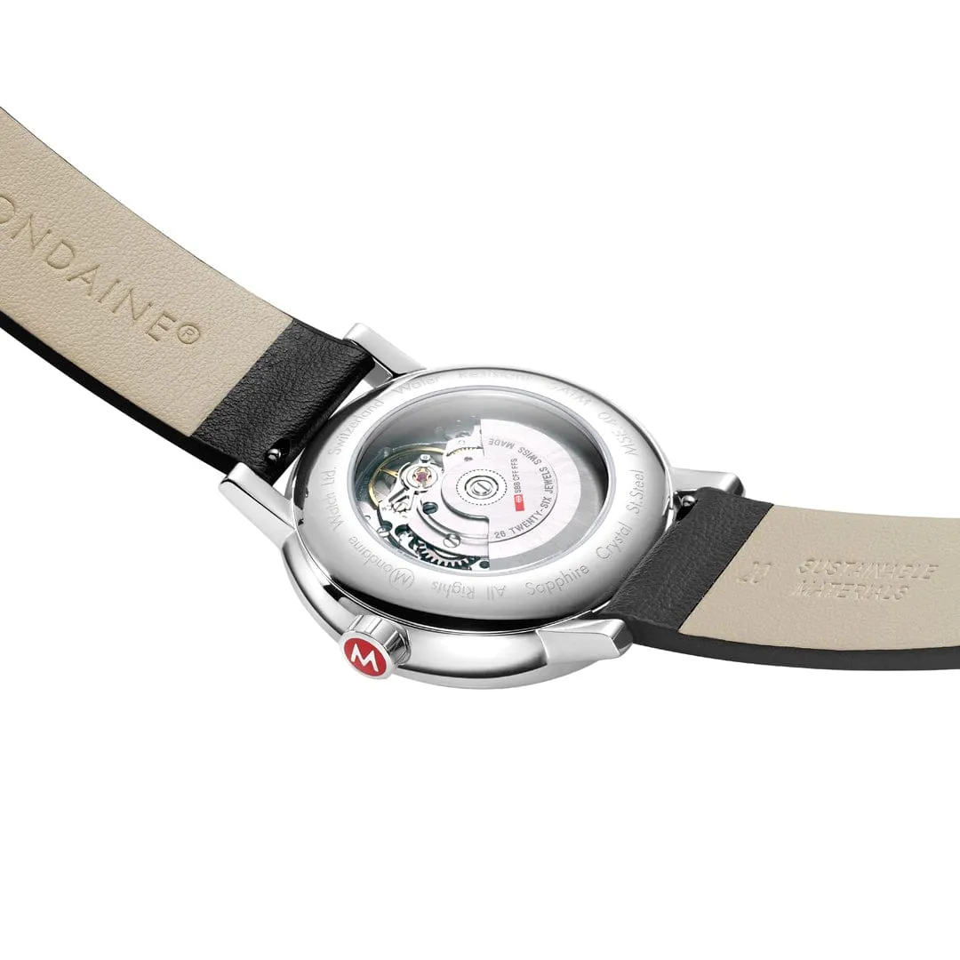 Mondaine Evo2 Otomatik Siyah MSE40610LBV detay görseli 4