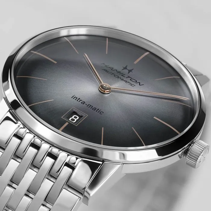 Hamilton American Classic Intra-Matic Auto Grey H38755181 detay görseli 1