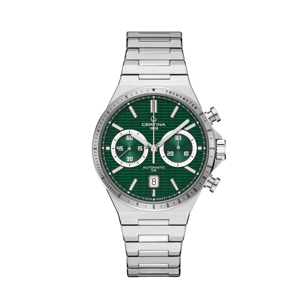 Certina DS-7 Chrono Auto Otomatik Yeşil C0434271109100