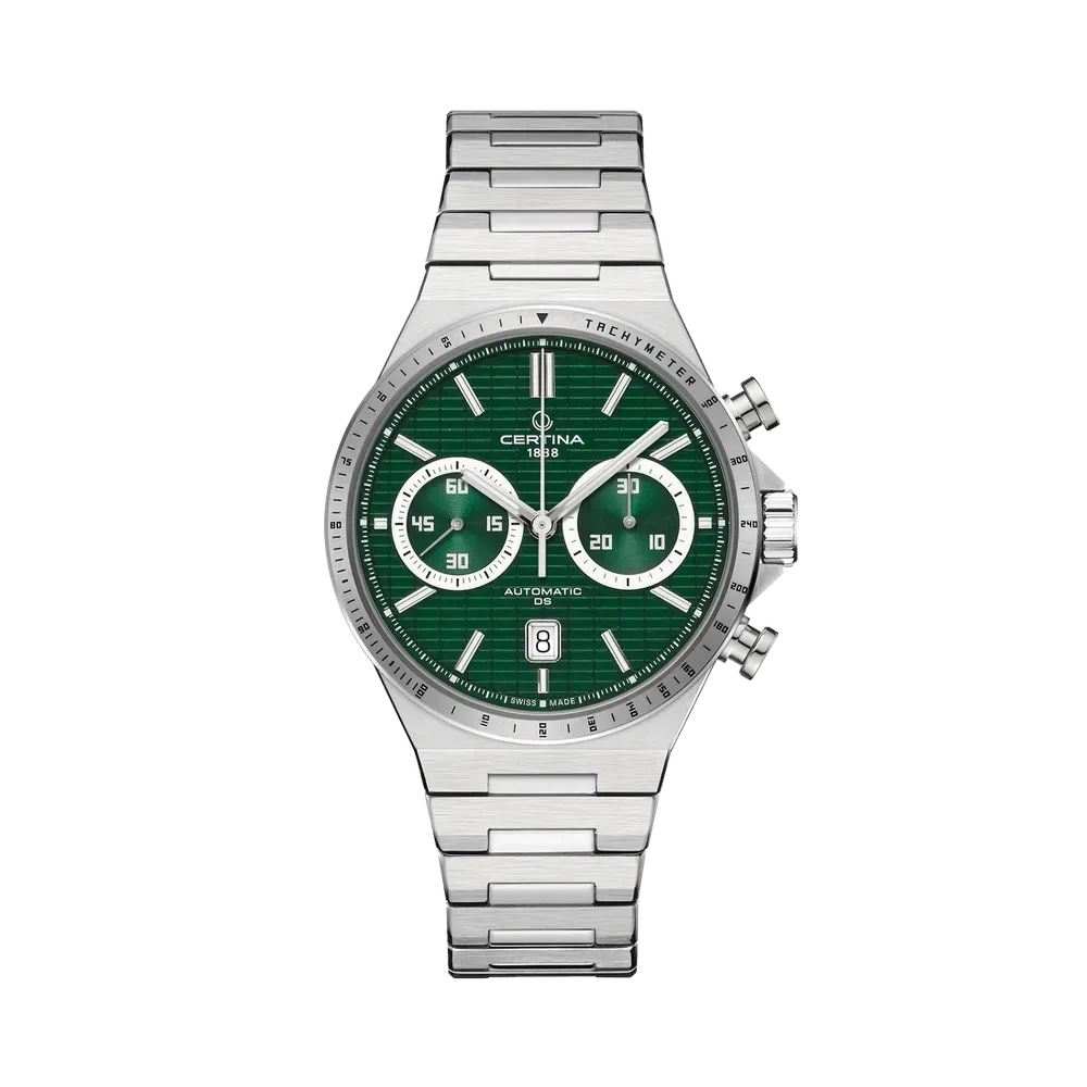Certina DS-7 Chrono Auto Otomatik Yeşil C0434271109100
