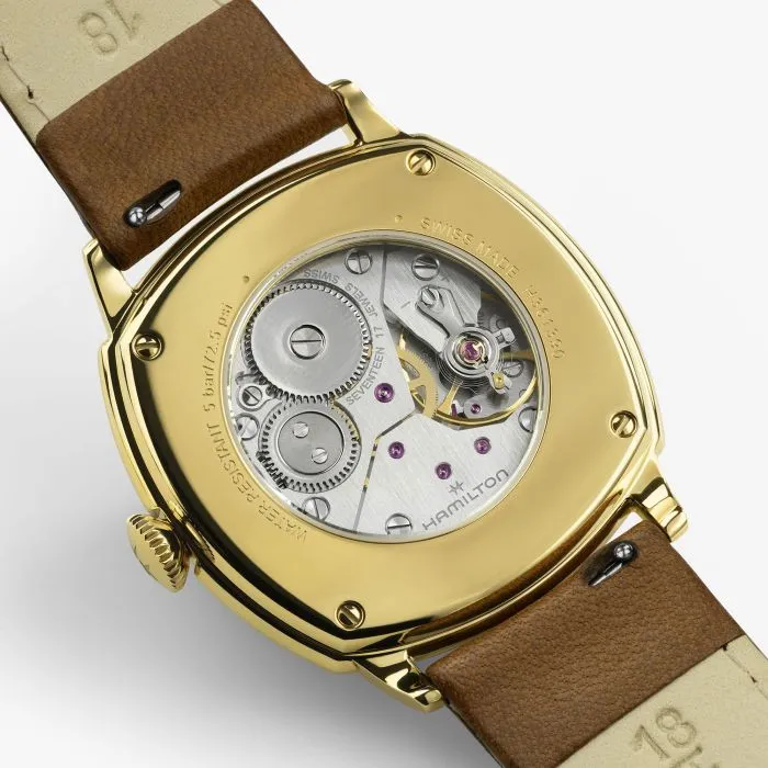 Hamilton American Classic Cushion Mechanical Beige H36139520 detay görseli 5