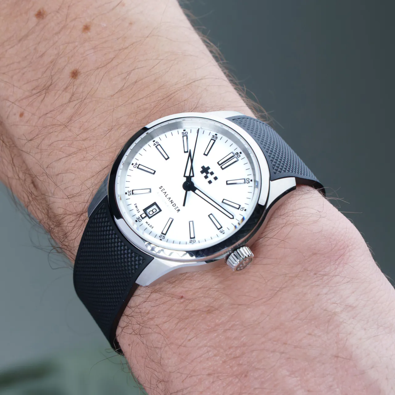 Christopher Ward C63 Sealander Automatic White C6339ADA4S00W0RK detay görseli 1