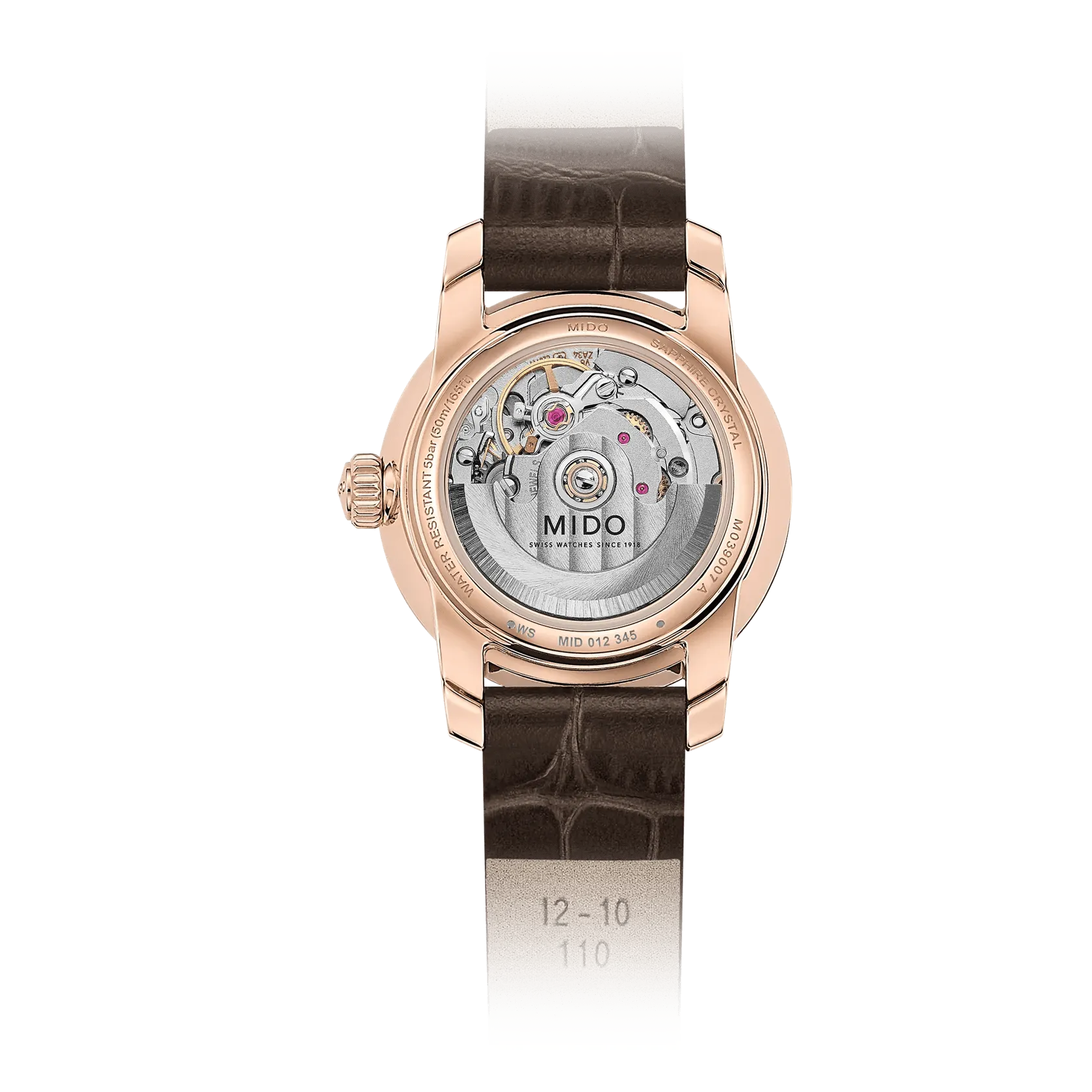 Mido Baroncelli Lady Twenty Five Otomatik Rhodium M0390073607600 detay görseli 1